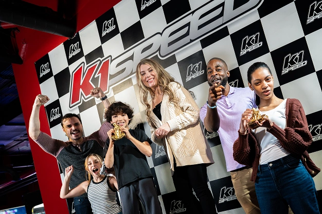 Large group go-kart party packages with race options and event specifics
